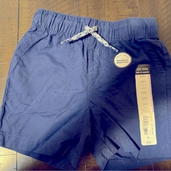 okie dokie Other - Baby Boys Pull on Shorts - NWT - Dark Blue
